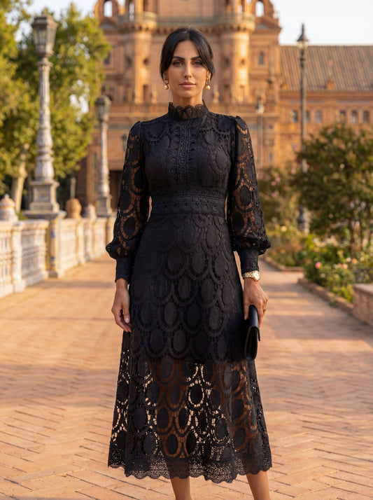 CARMONA | VESTIDO DE ENCAJE PRIMAVERAL